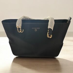 MICHAEL Michael Kors Laney Medium Leather Top Zip Tote Bag